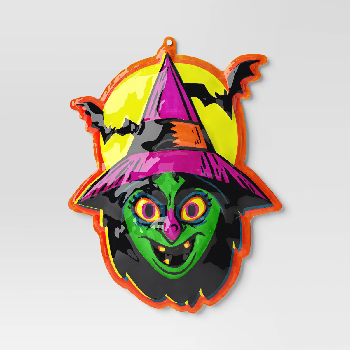 28.9"x22.13" Halloween Witch Vac Form Sign Unframed Wall Art - Hyde and EEK! Boutique™ | Target