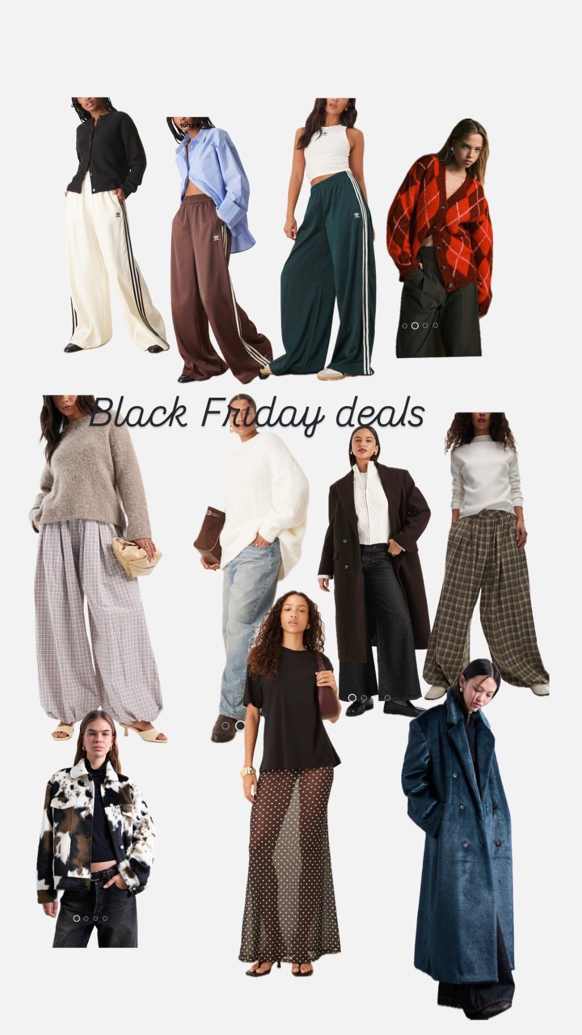 Black Friday Deals are LIVE! 🖤
Rounding up my fave ASOS Black Friday finds — wide leg pants, cozy sweaters, oversized coats, statement jackets & chic basics all on major sale.
#asosfinds #asosfashion #blackfridaydeals #ltkfashion #ltksalealert #widelegpants #cozystyle #falloutfits #winteroutfits

#LTKautumn #LTKcurves #LTKmidsize
