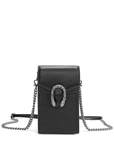 Full-Grain Leather Crossbody Phone Bag | Gilt & Gilt City
