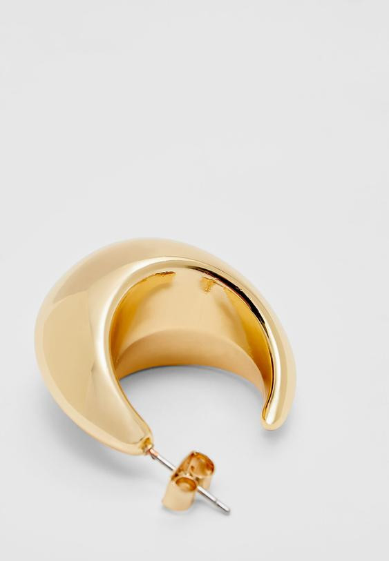 Oval hoop earrings | Stradivarius (UK)