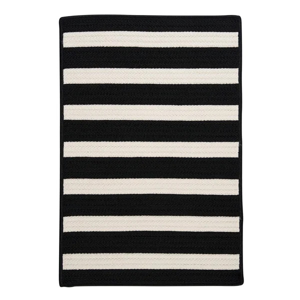 Kaylan Black Indoor/Outdoor Area Rug | Wayfair North America