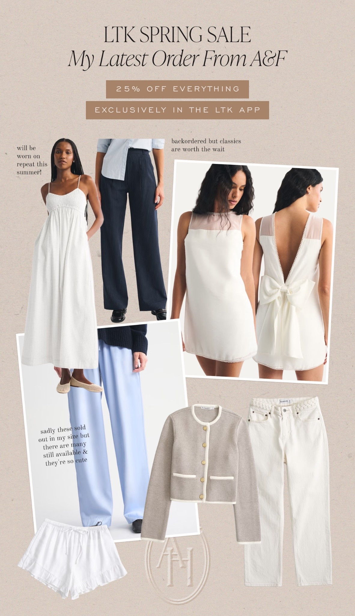 Enjoy 25% off with code AFLTK on Abercrombie new arrivals this weekend! 

#LTKSpringSale #LTKSaleAlert