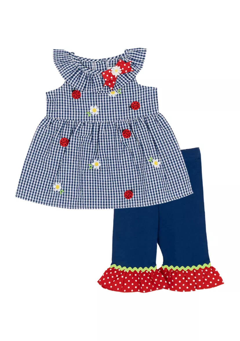 Baby Girls Ladybug Top and Leggings Set | Belk