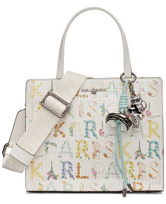 KARL LAGERFELD PARIS Maybelle Satchel Bag - Macy's | Macy's