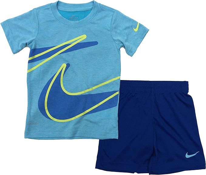 Nike Baby Boy's Dri-FIT Graphic T-Shirt and Shorts Two-Piece Set (Infant) | Amazon (US)