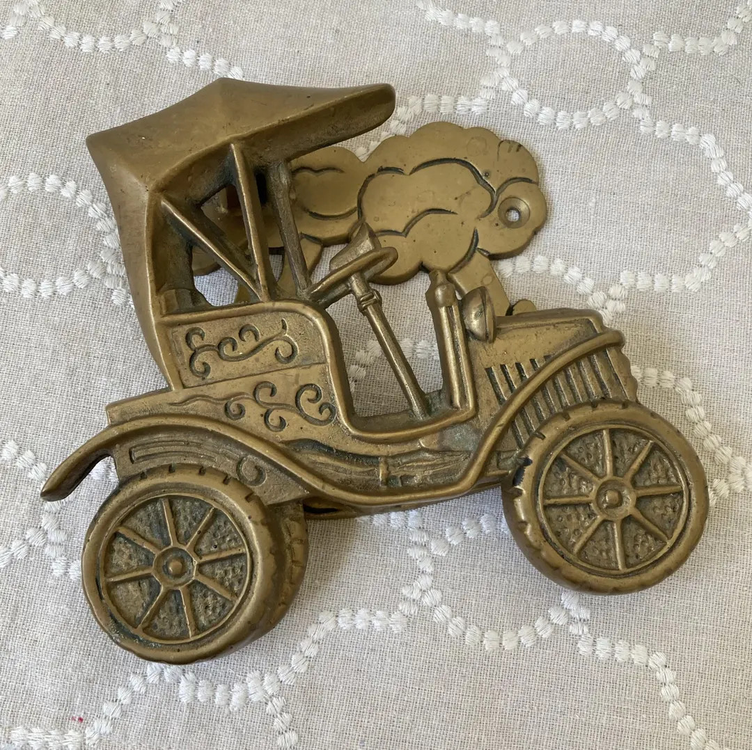 Vintage Brass Model T Door Knocker: Car Lover Gift - Etsy | Etsy (US)
