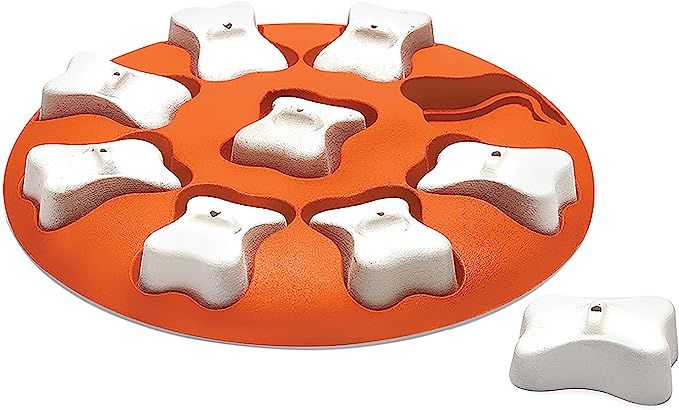 Outward Hound Nina Ottosson Dog Smart Orange Interactive Treat Puzzle Dog Toy | Amazon (US)