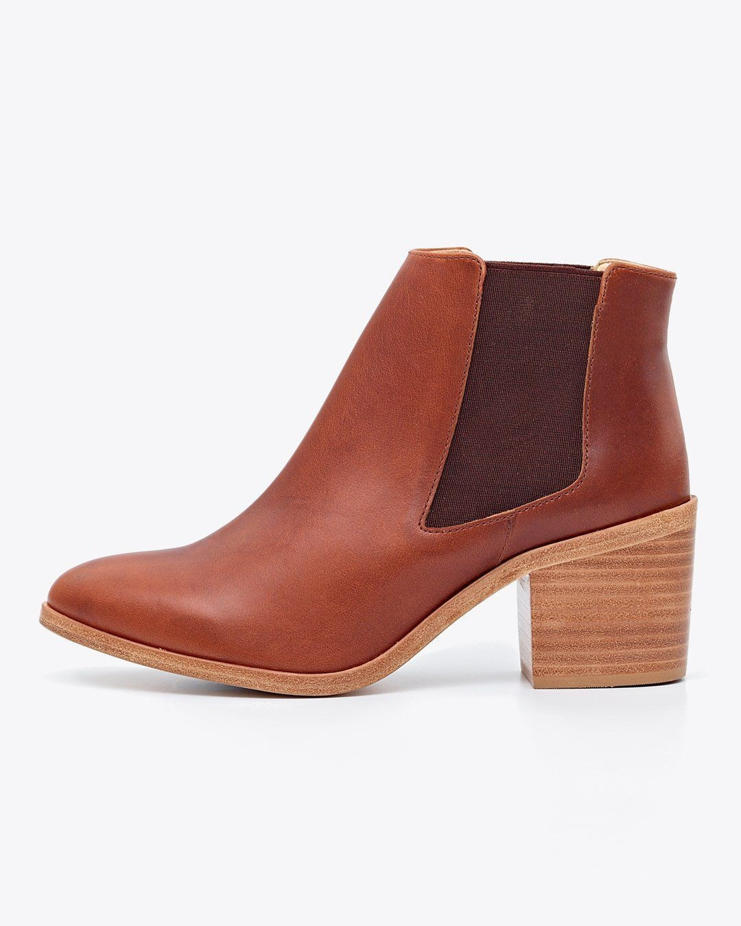 Heeled Chelsea Boot Brandy | Nisolo