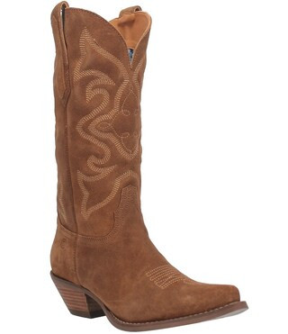 Out West Suede Tall Western Boots | Dillard's