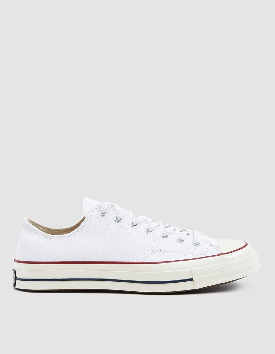Converse Men's Chuck Taylor 70 Low Sneaker in White, Size 10.5 | Textile/Rubber | Need Supply Co.