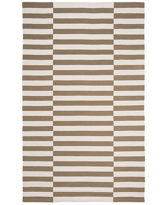 Ludlow Stripe LRL7350C Sepia 4' X 6' Area Rug | Macy's