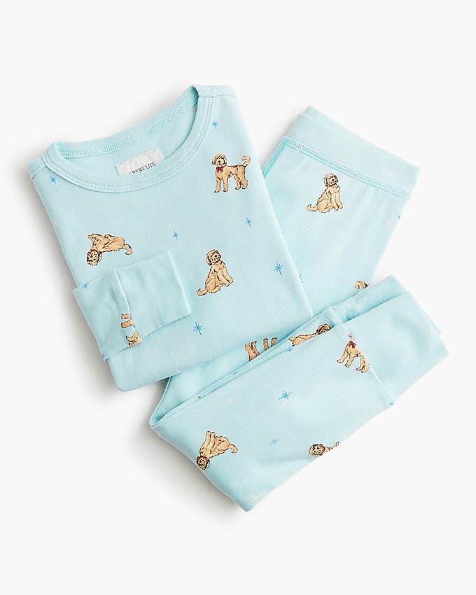 Kids' goldendoodle pajama set | J.Crew Factory
