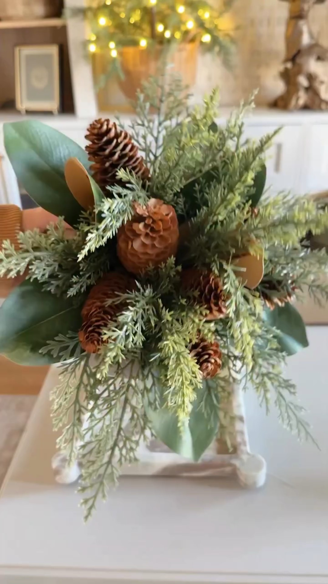 Proof that one simple piece can change a whole room.


#christmasdecor #christmasarrangement #christmas

#LTKSeasonal #LTKHome #LTKHoliday