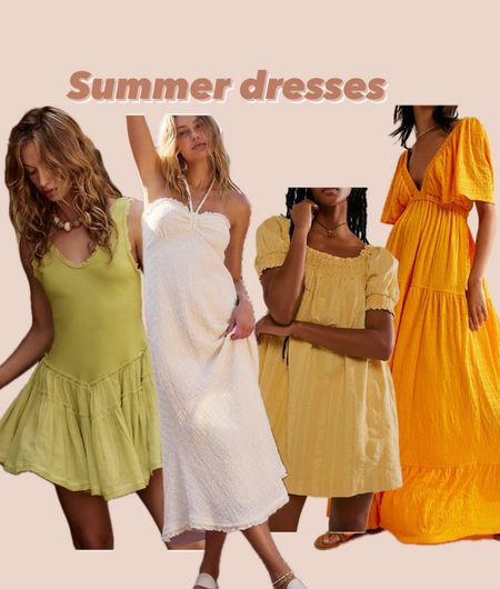 Summer dresses 💛
Free people dresses 


#LTKfindsunder100 #LTKstyletip
