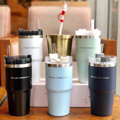 New Starbucks Stanley Stainless Steel Vacuum Car Hold Straw Cup Tumble Insulated | eBay UK