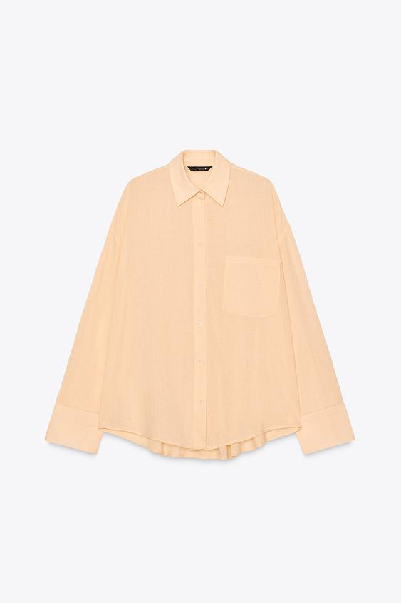 OVERSIZE GAUZE SHIRT | Zara UK