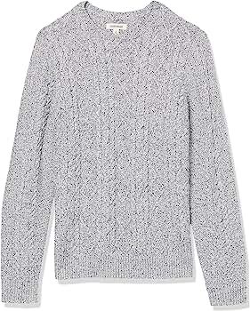 Amazon Brand - Goodthreads Men's Supersoft Long-Sleeve Cable Knit Crewneck Sweater | Amazon (US)