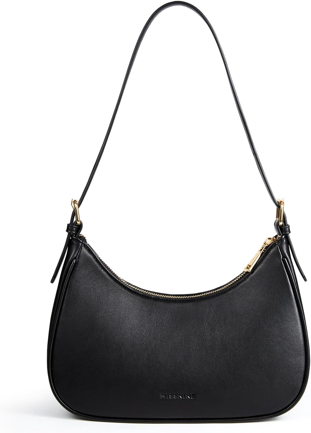 Missnine Purses for Women, Shoulder Bag Small Handbags Vegan Leather Underarm Bags Trendy Hobo Cute Clutch Purse | Amazon (US)