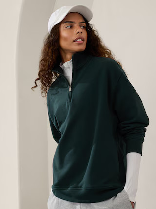 Forever Fleece 1/4 Zip Sweatshirt | Athleta