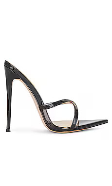 3.0 Barely There Lace Up Heel in Noir | Revolve Clothing (Global)
