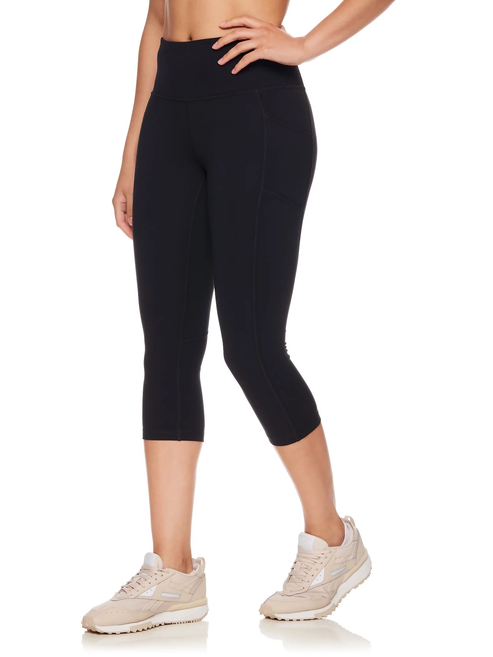 Reebok Women's Everyday High-Rise Capri Leggings, 20" Inseam, Sizes XS-XXXL | Walmart (US)