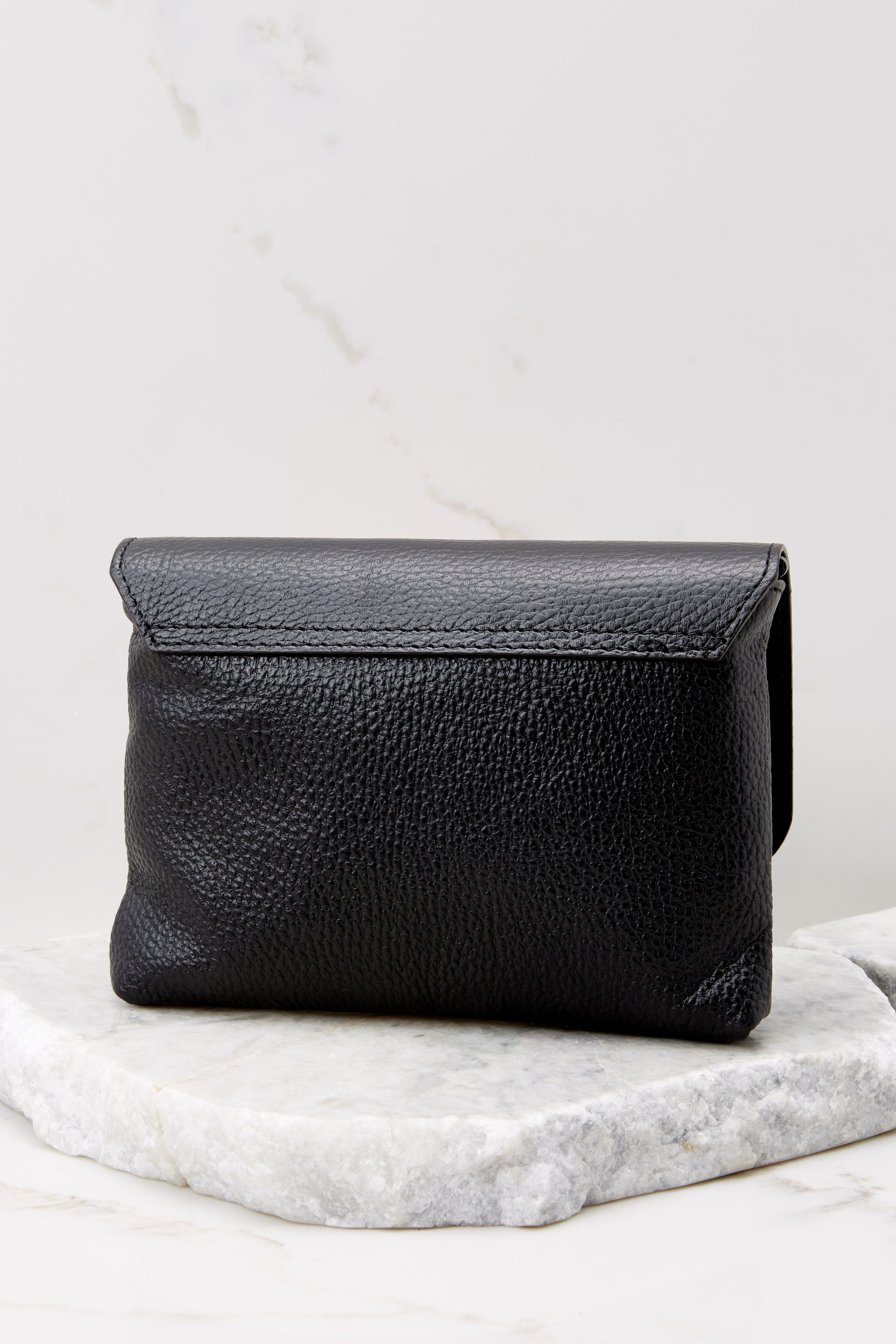 Work Smarter Black Leather Bag | Red Dress 