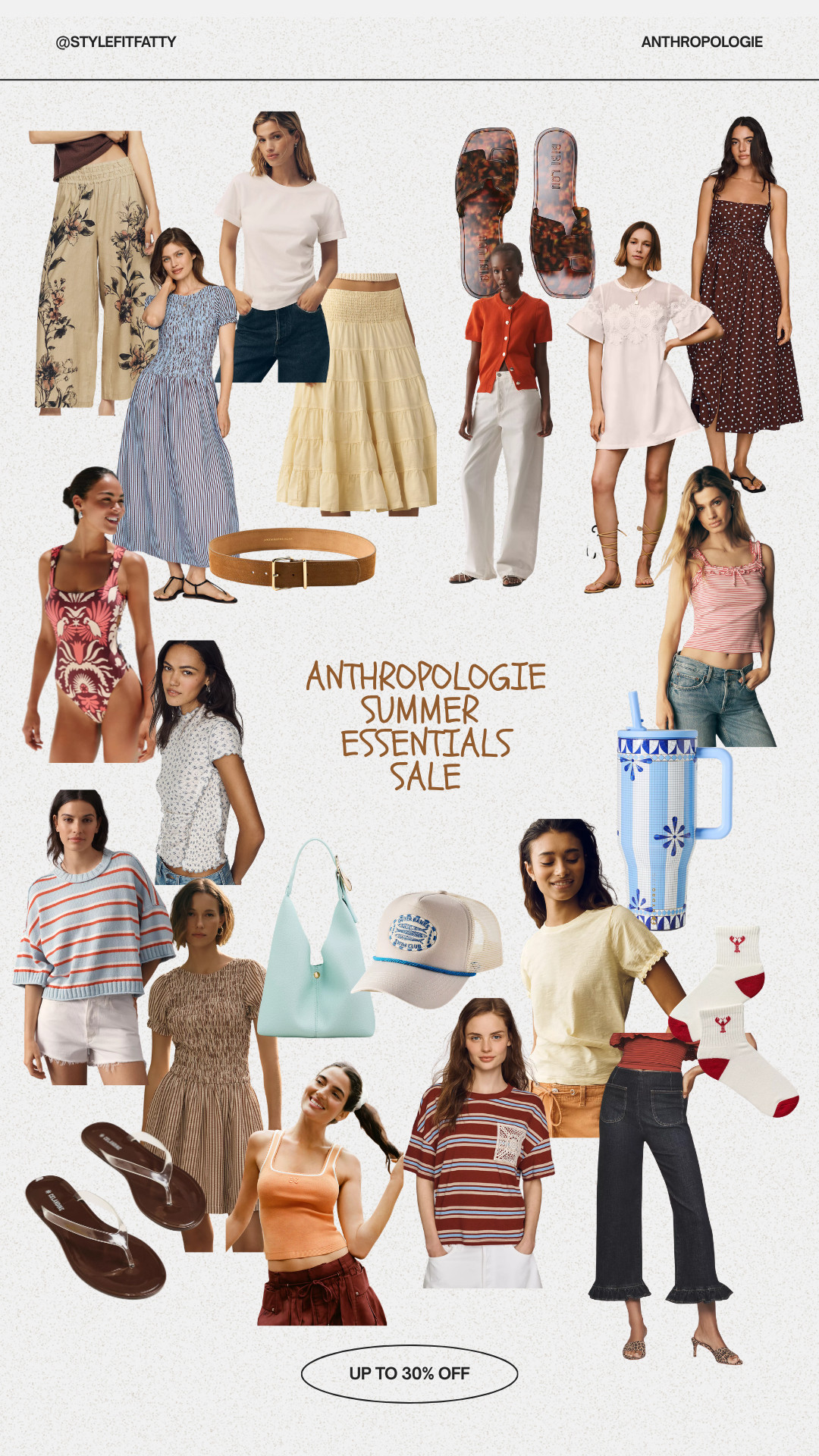 up to 30% off Summer Essentials at Anthropologie! Lots of cute summer staples on sale!!! #anthrosale #summeressentials #summersale 

 #LTKSeasonal #LTKSaleAlert #LTKSwim