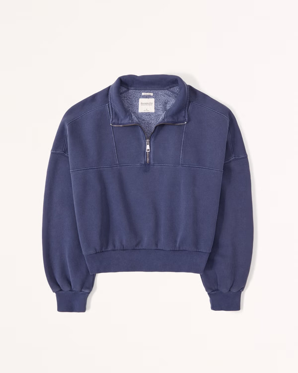 Essential Mini Sunday Half-Zip | Abercrombie & Fitch (US)