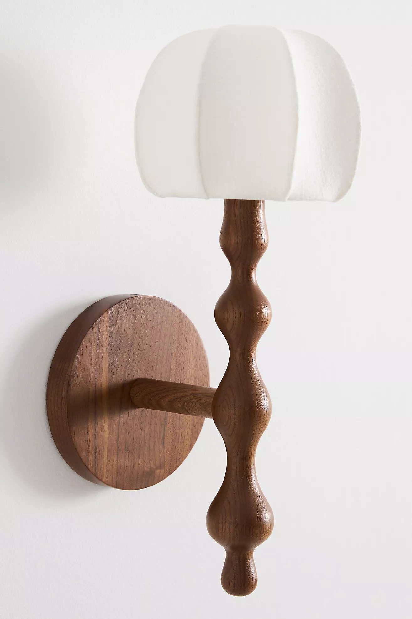 LALA Reimagined Wood Shaded Sconce Wall Light | Anthropologie (US)