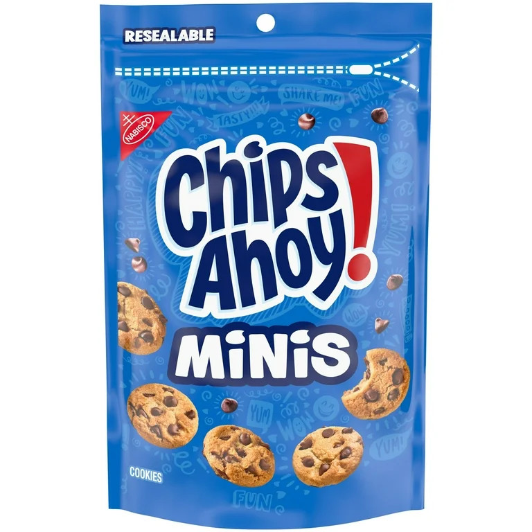 CHIPS AHOY! Minis Original Fudgy Chocolate Chip Cookies, 8 oz | Walmart (US)