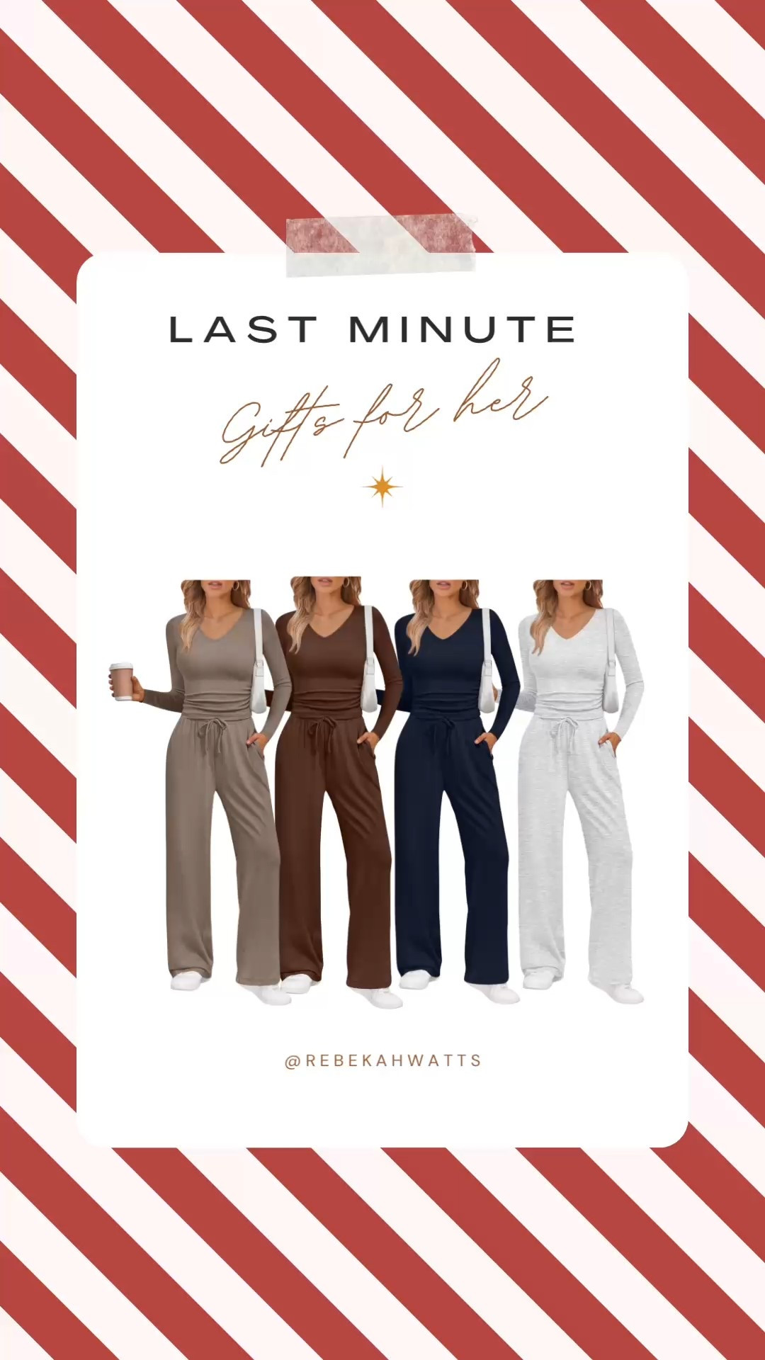 The literal comfiest Amazon set! I wear this non-stop working from home, running errands, travel days, lounging around the house and pj’s! The material is extremely soft and has held up extremely well in the wash! 

If you are looking for a gift for a friend, mom, wife, or gf you cannot go wrong with this! 

All colors shown are currently on sale! 

I’m 145lbs and wear a size medium!

#LTKHoliday #LTKSaleAlert #LTKGiftGuide