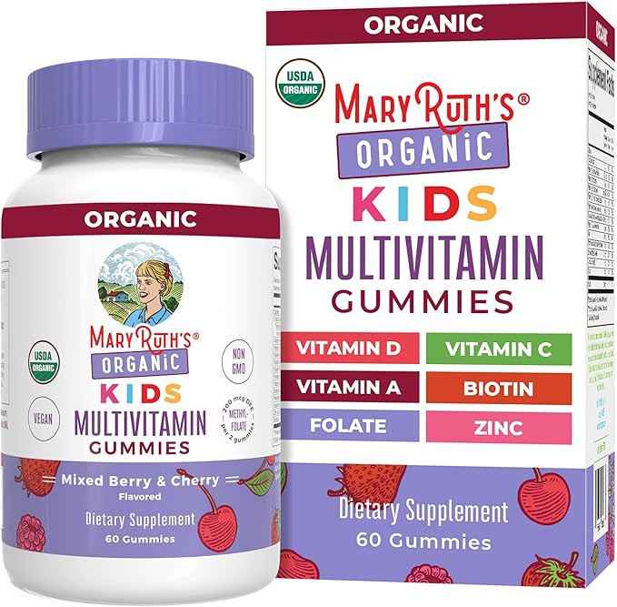 MaryRuth Organics Kids Vitamins | Multi | 1 Month Supply | Multivitamin Gummies for Ages 4+ | Mul... | Amazon (US)