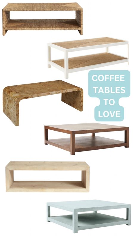 Thinking of switching out our living room coffee table and these are a few favorite styles and textures!

#LTKhome