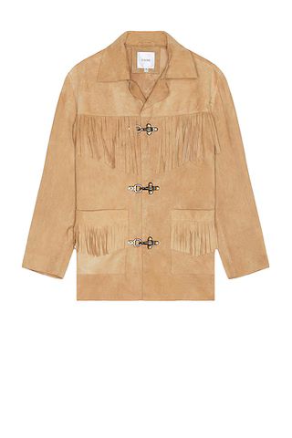 Suede Fringe Jacket | FWRD 