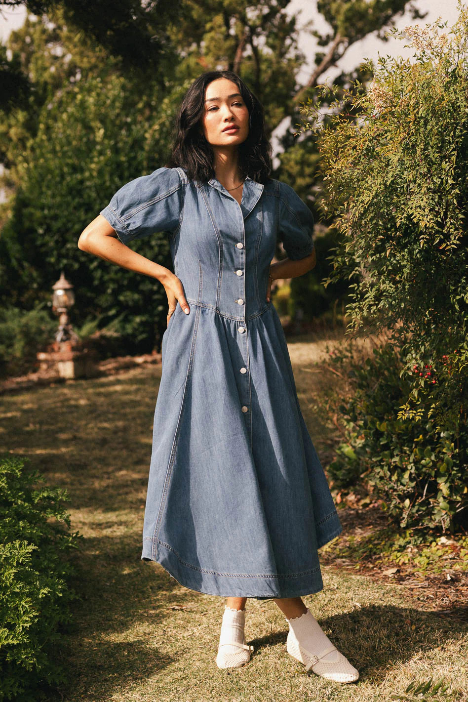 Mylie Denim Maxi Dress | Böhme US