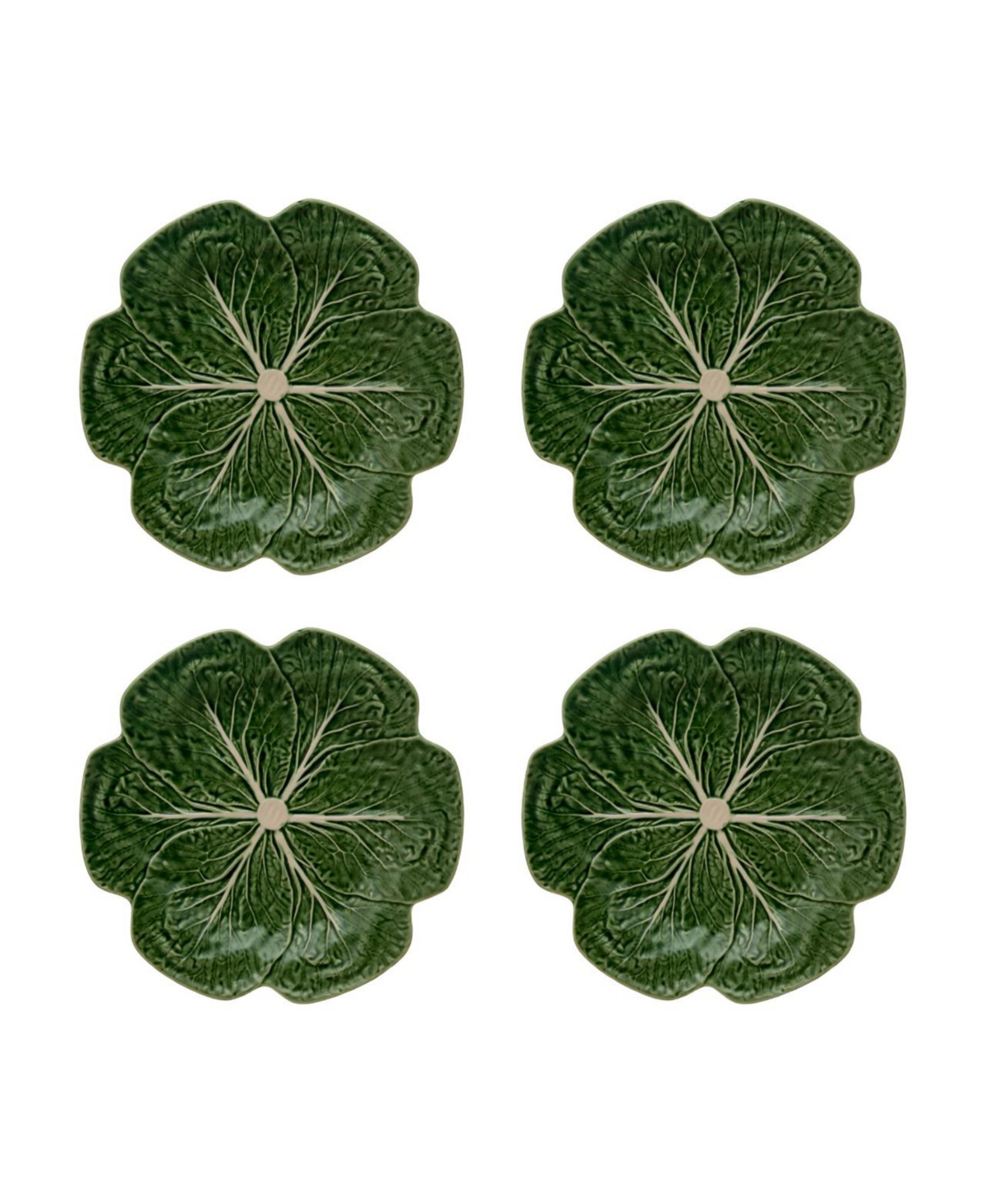 Bordallo Pinheiro Cabbage Dinner Plates, Set of 4 - Green | Macy's
