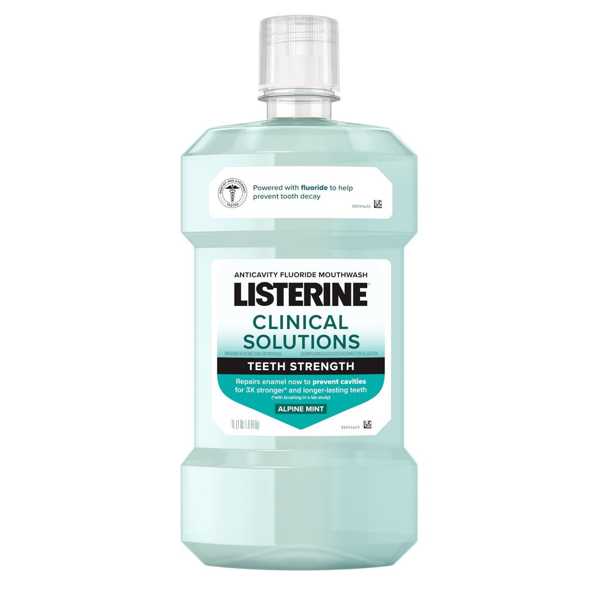 Listerine Clinical Solutions Enamel Strength Mouthwash Alphine Mint - 1L | Target