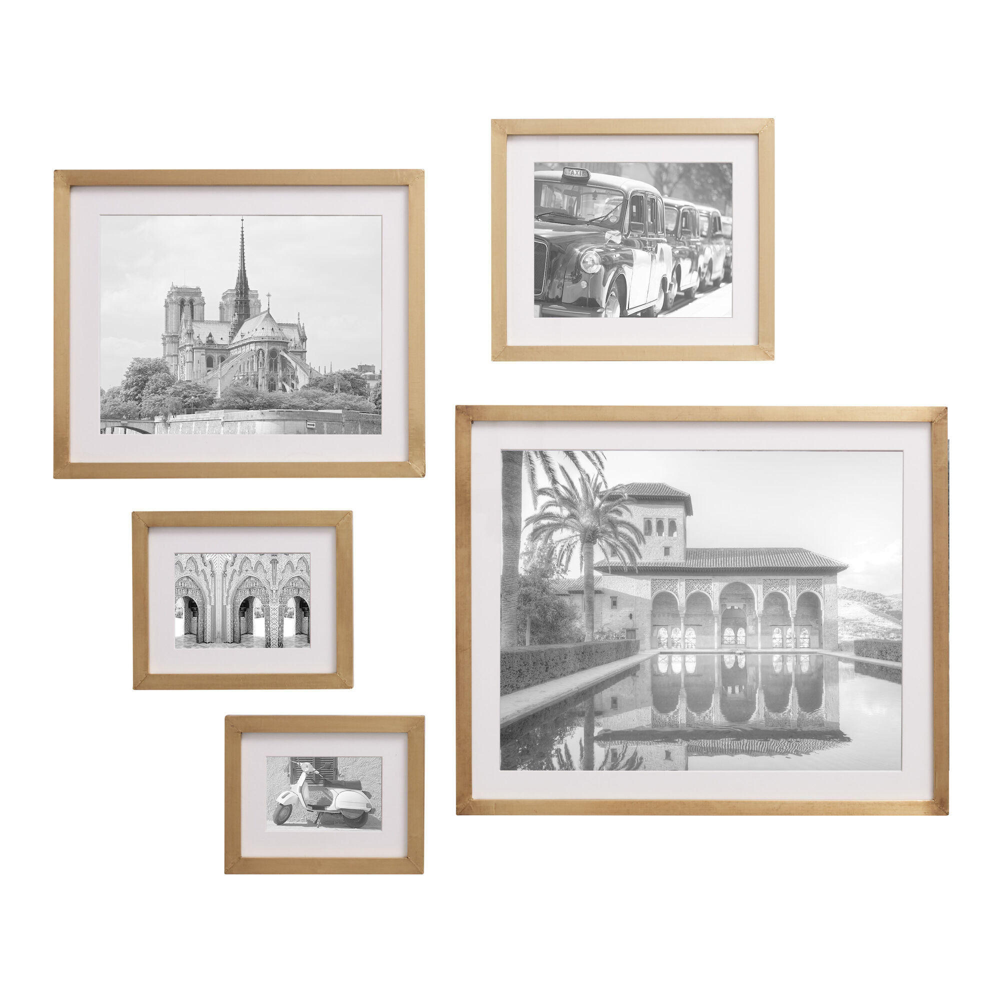 Antique Brass Metal Clad Wall Picture Frame | World Market