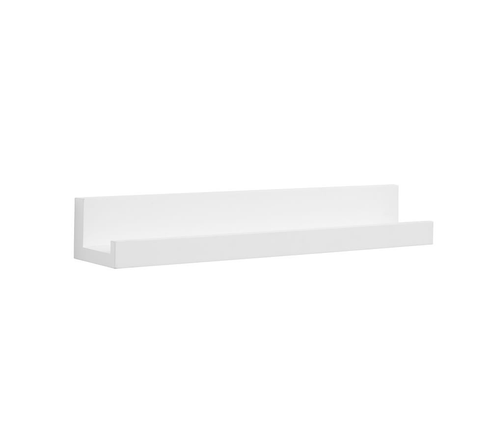 Holman Handmade Floating Ledge, Modern White - 2' | Pottery Barn (US)