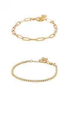 BaubleBar Ainsley Bracelet Set in Gold from Revolve.com | Revolve Clothing (Global)