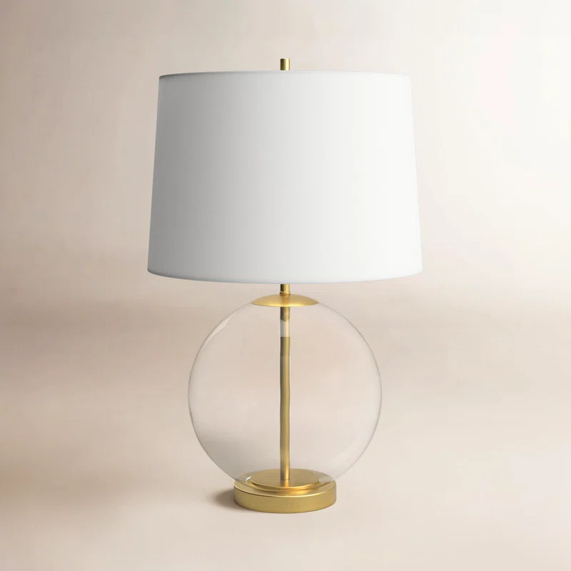 Hurley Glass and Metal Table Lamp with 3-Way Switch | Wayfair North America