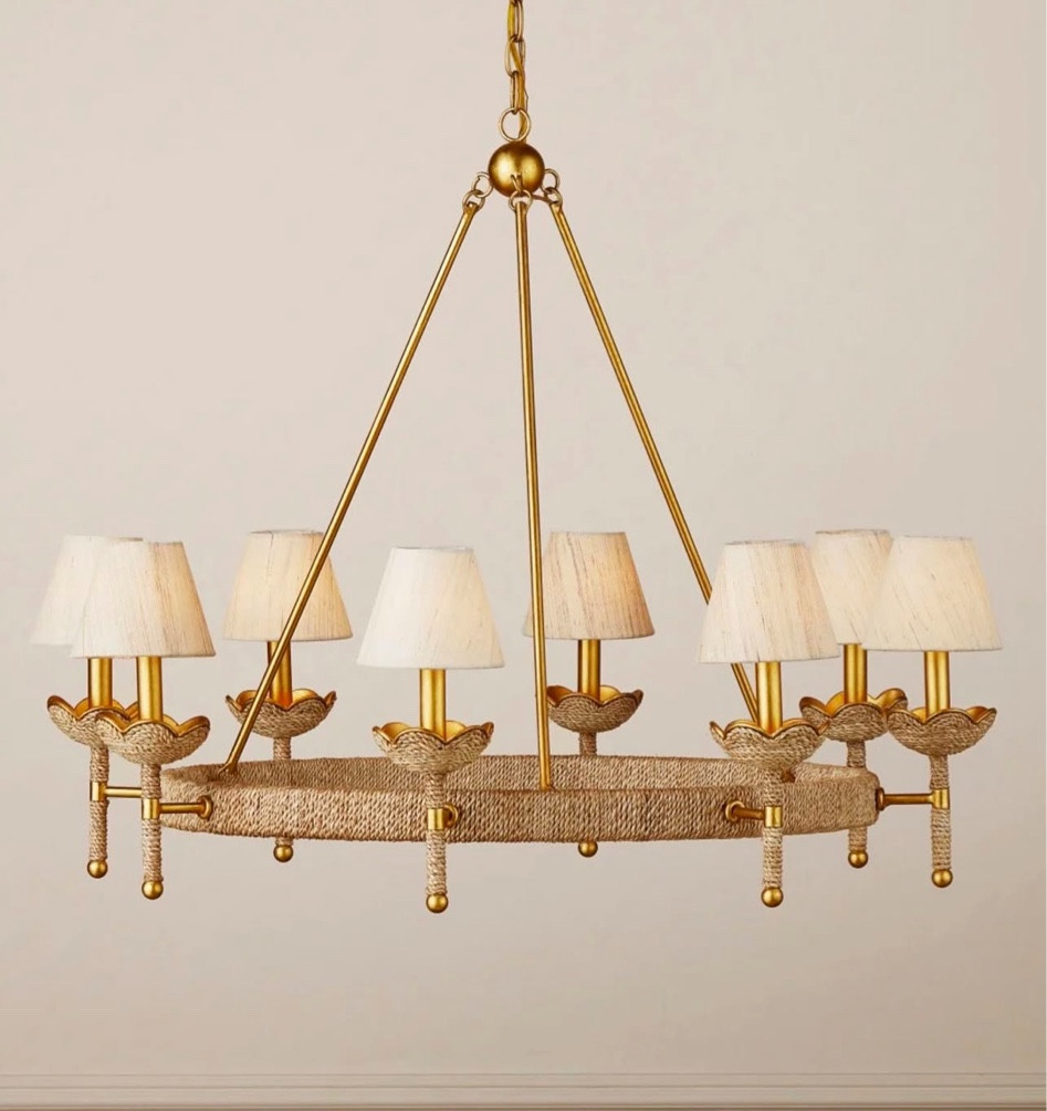 Obsessed with this chandelier!! The details are just gorgeous! Linking other favorites too from the new Brooke and Lou spring line!

Dining room, interior design, designer lighting, traditional home, coastal decor, Southern home decor, lighting, entryway, home inspo, interior inspo, Brooke and Lou