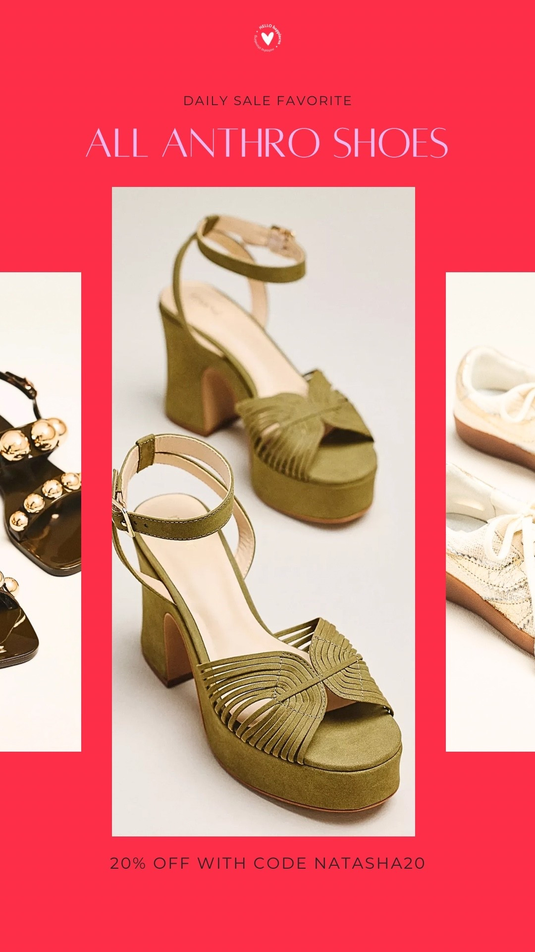 Stepping into the weekend in style. 🤍 Anthropologie shoes are 20% off with code NATASHA20! From everyday sneakers to statement heels, now's the time to grab your favorites before they're gone. ✨

#LTKSeasonal #LTKootd #LTKSaleAlert