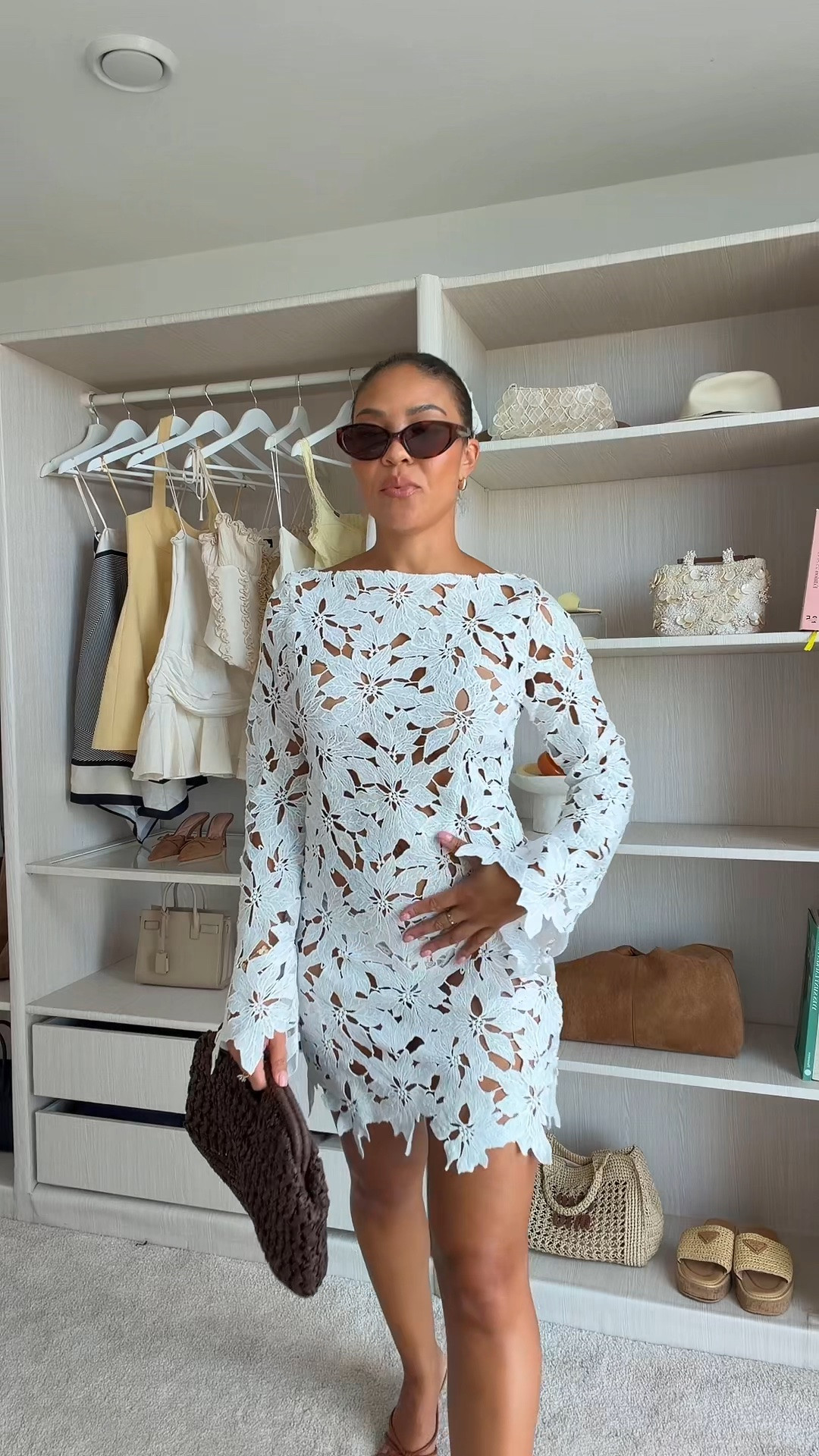 SHEIN finds, white crochet mini dress. Bride to be dress, floral white dress, bridal dress, lime green satin dress, brown and cream flattering dress. Vacation dress and holiday dresses

#LTKsummer #LTKuk #LTKdresses