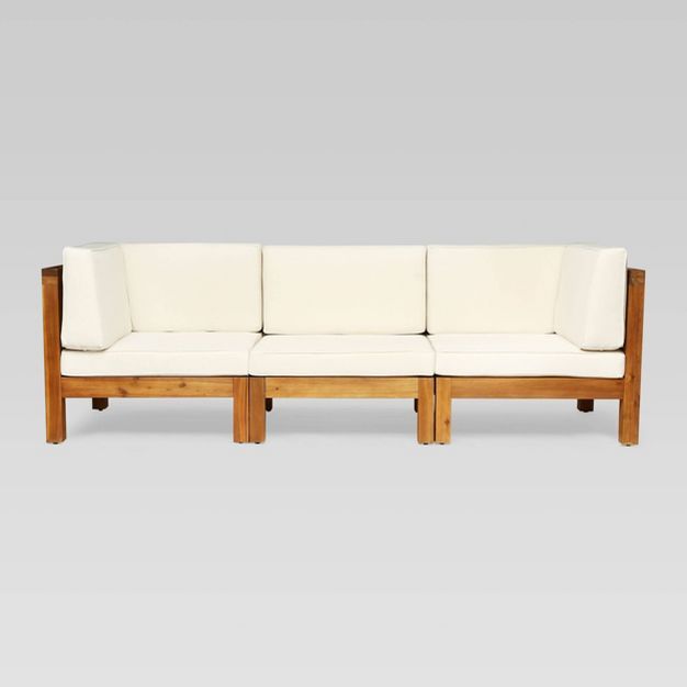 Brava 3pc Acacia Modular Sofa - Christopher Knight Home | Target