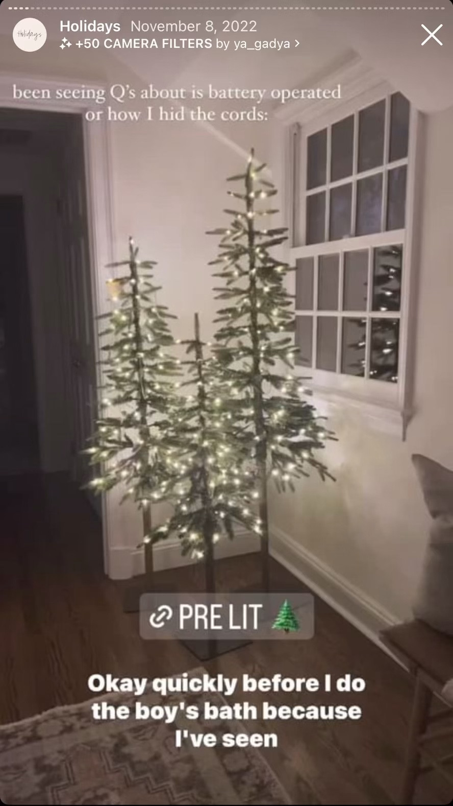 Our pre-lit trees are back in stock at Target!! These sell out fast every year 

Holiday home decor, Christmas decor 

#LTKFindsUnder100 #LTKHoliday #LTKHome