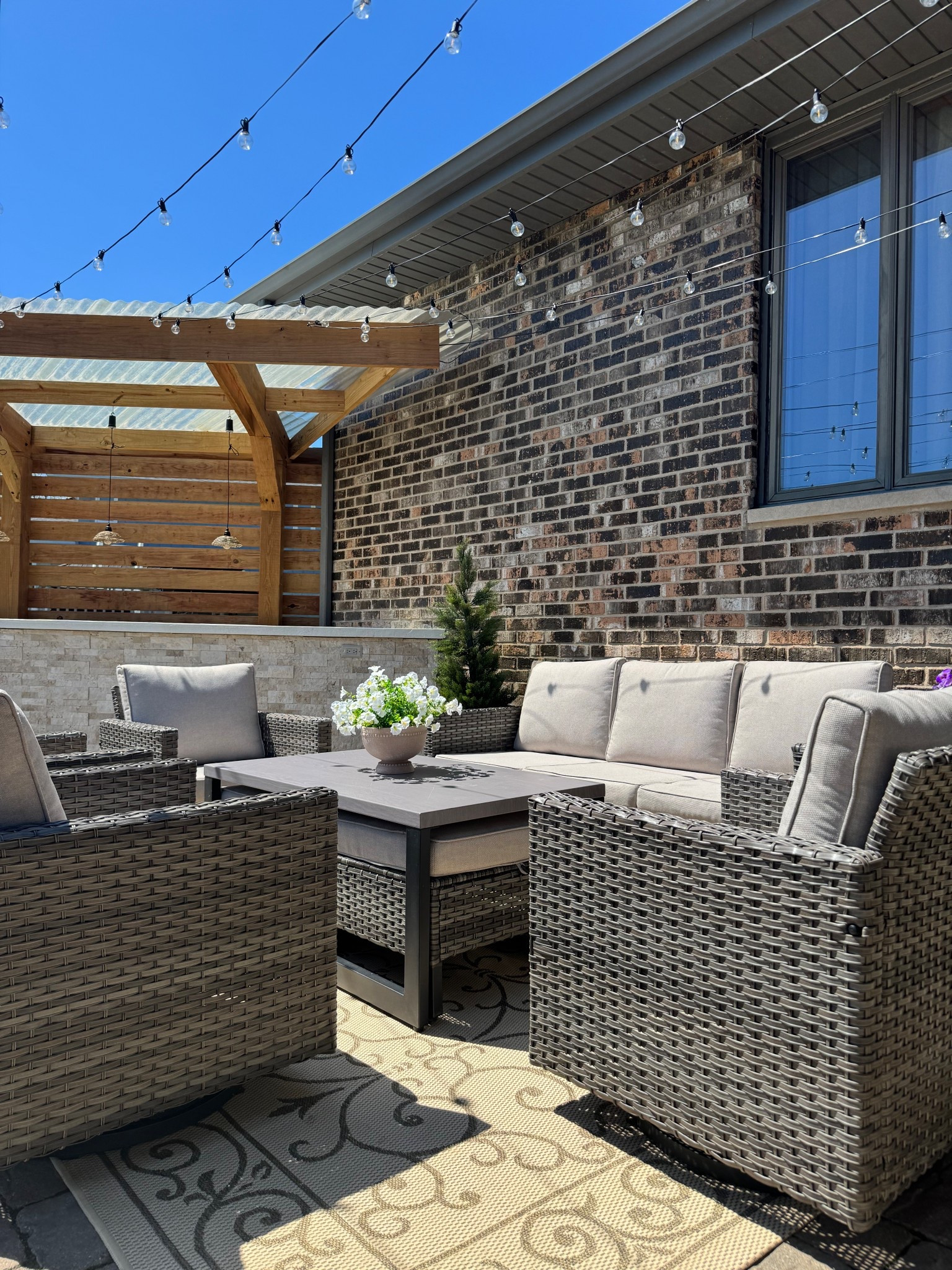 Patio favorites! I love this seating area and this furniture. We had it for 2 years now and still looks amazing 🤍 

#LTKHome #LTKSeasonal #LTKSaleAlert