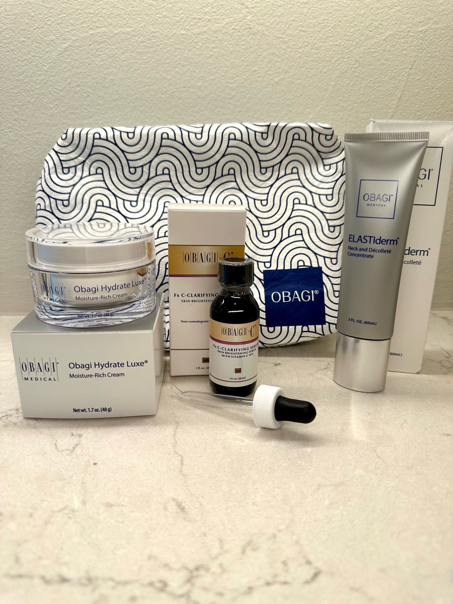 Obagi is one of my favorite skincare brands.  Vitamin C is a daily ingredient that gives my skin a protective barrier and brightens my skin. . 
I use their Moisture Hydrate Luxe Rich Moisturizer Cream at night to maximize my skin’s hydration.  I never forget my neck cream. Their Elastaderm Neck and Décolleté tightens and softens those fine lines. Yes, a premium product skin care line but worth the money. 

#LTKFind #LTKbeauty