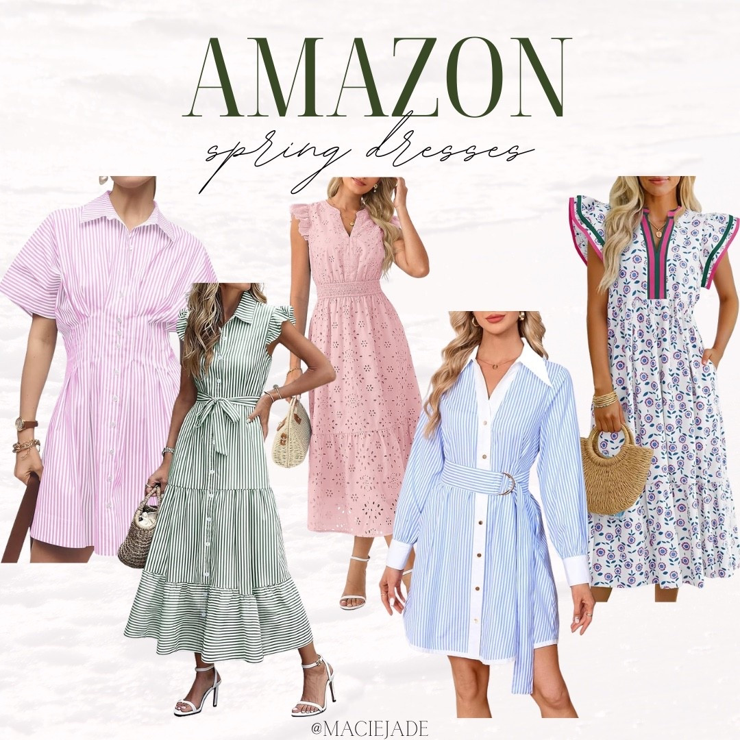Spring dresses I’ve got my eye on!🌷🌿🌸 spring dresses, spring trends, dresses for her, girly dresses, flowy dresses 

#LTKspringtrends #LTKSeasonal #LTKspring