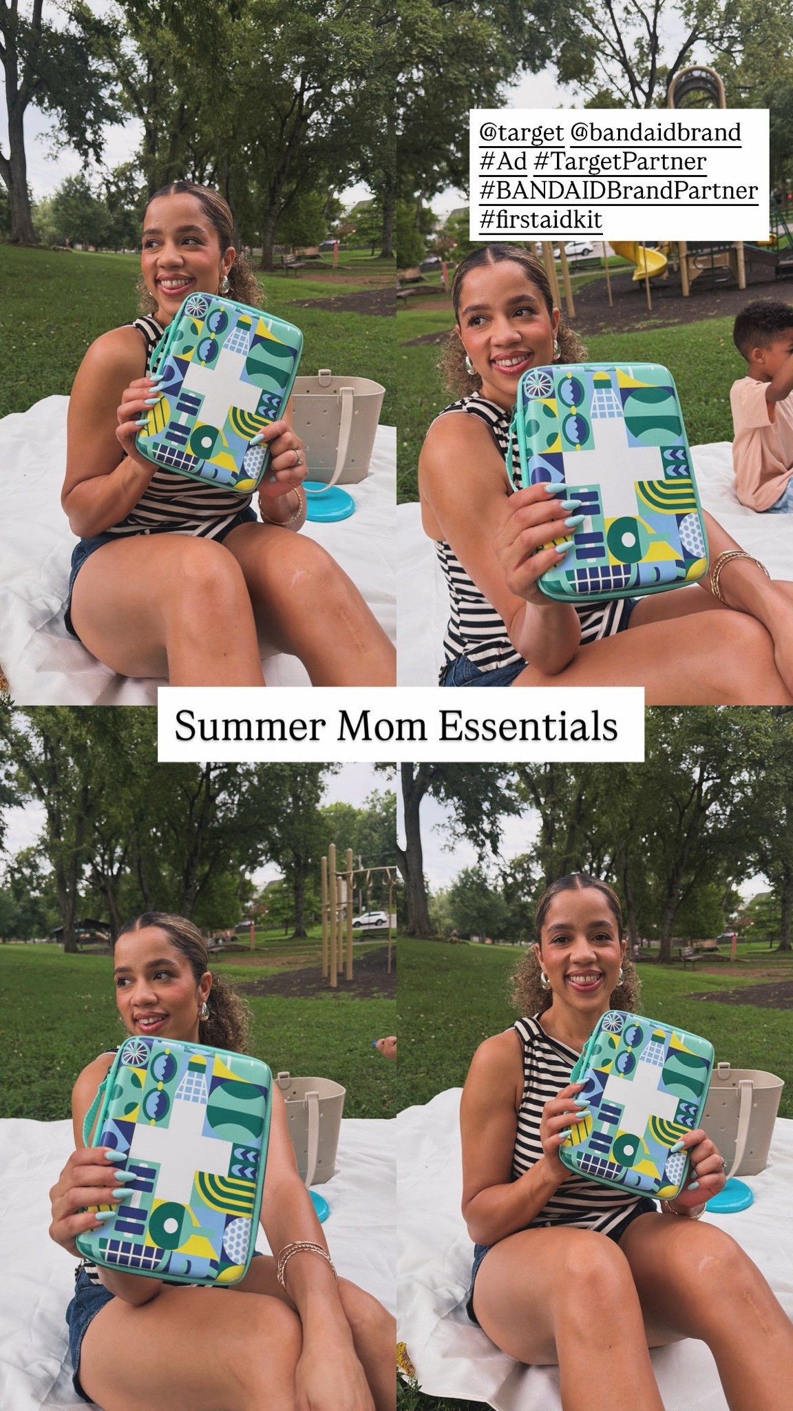#ad Summers aren’t complete until you’ve restocked your first aid kit! Build your own at @target and get a FREE sports bag when you buy 3 select first aid items. ⚽️🏀🏈

https://on.ltk.com/+uEBS1UcKScQtfTpnmWqTog

@target @bandaidbrand
#TargetPartner #Target #BANDAIDBrandPartner #firstaidkit @shop.ltk #liketkit

#LTKdayinmylife #LTKKids #LTKmomlife